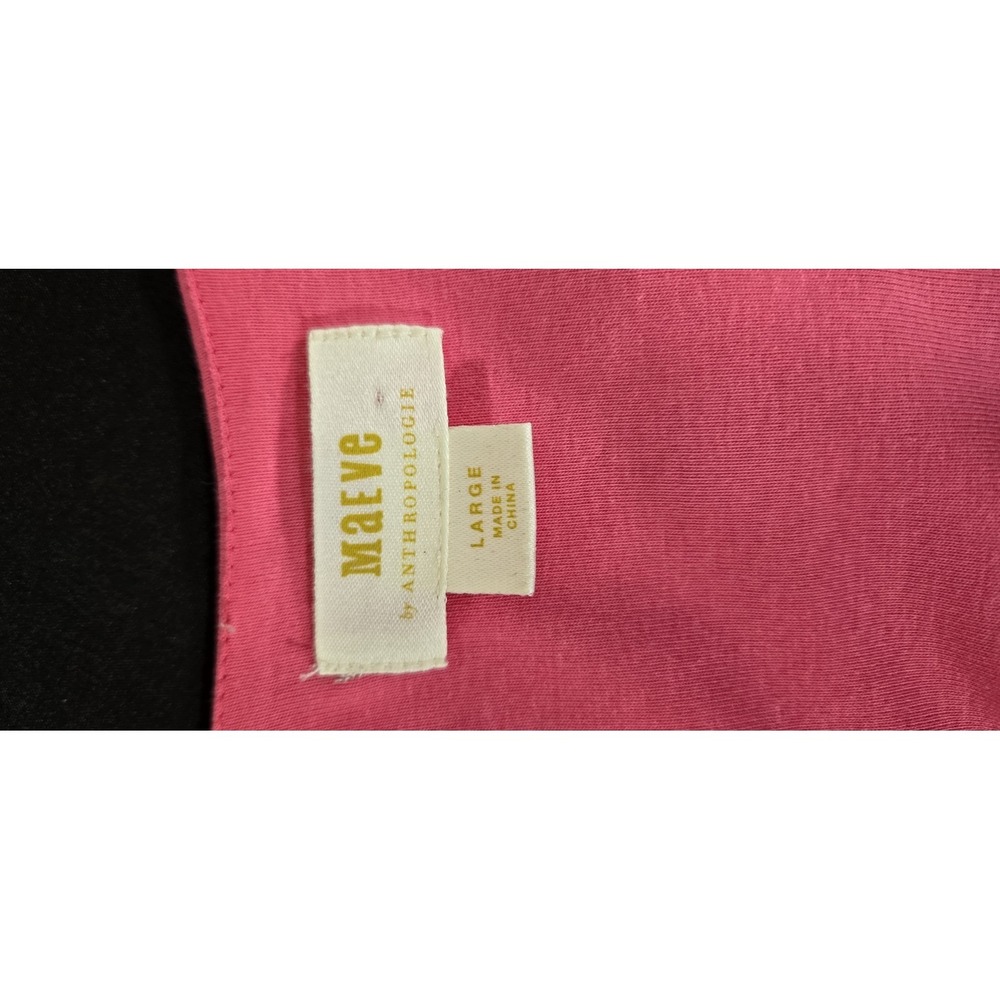 Maeve Pink Wrap Top Puff Sleeves - Picture 3 of 3